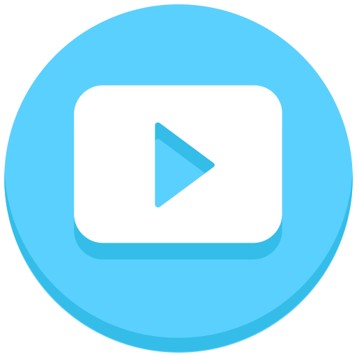Logo, media play, social, social media, youtube icon